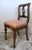 Biedermeier Danish Chairs in Wood and Fabric, 1850s, Set of 4 For Sale - Image 12 of 13