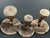 Late 20th Century Set of 3 Folk Art Carved Wood Mushroom Sculpture #M45 For Sale - Image 9 of 10