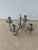 1970s Vintage La Bottega Del Peltro Classical Italian Pewter 4-Arm Candelabra For Sale - Image 5 of 12