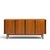 Mid-Century Modern Dillingham Mid Century Walnut and Cane Sideboard Credenza and Hutch For Sale - Image 3 of 14