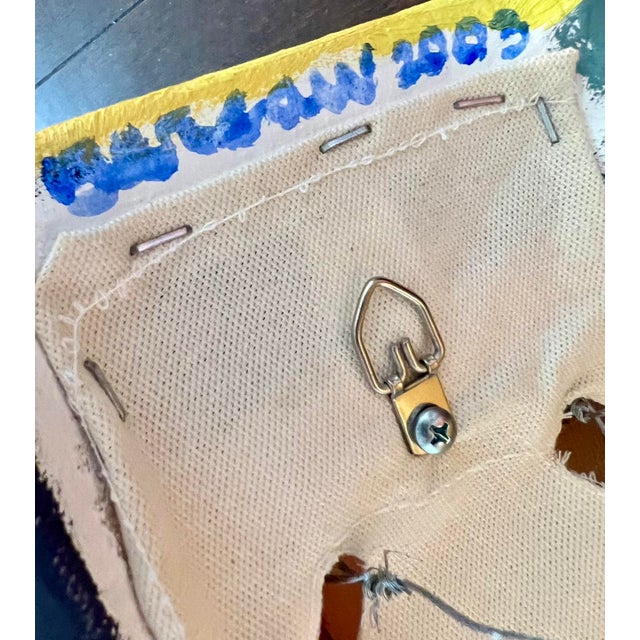 Ruth Bercaw Five-Piece Art Installation "Recumbent Ladder 2" Made in 2003, Oil-Painted Pentahedron Canvases For Sale - Image 10 of 12