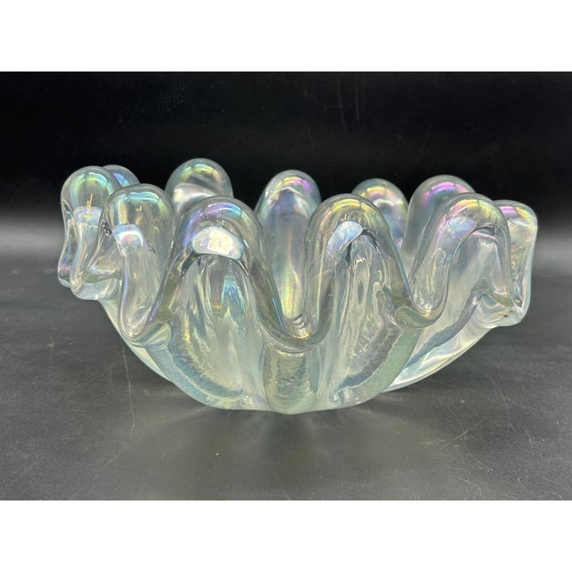 Vintage Shell Centerpiece by Ercole Barovier for Barovier & Toso, 1950s For Sale - Image 4 of 11
