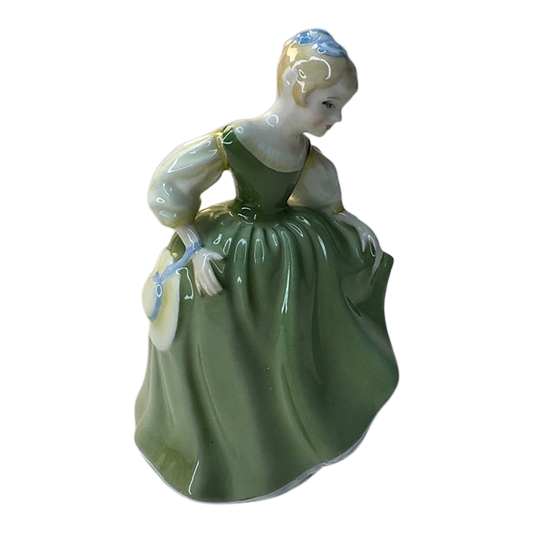 Vintage Royal Doulton “Fair Maiden” Bone China Figurine, England