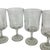 Vintage Mid Century Etched Monogram “A” Goblet - Set of 8 For Sale - Image 4 of 10