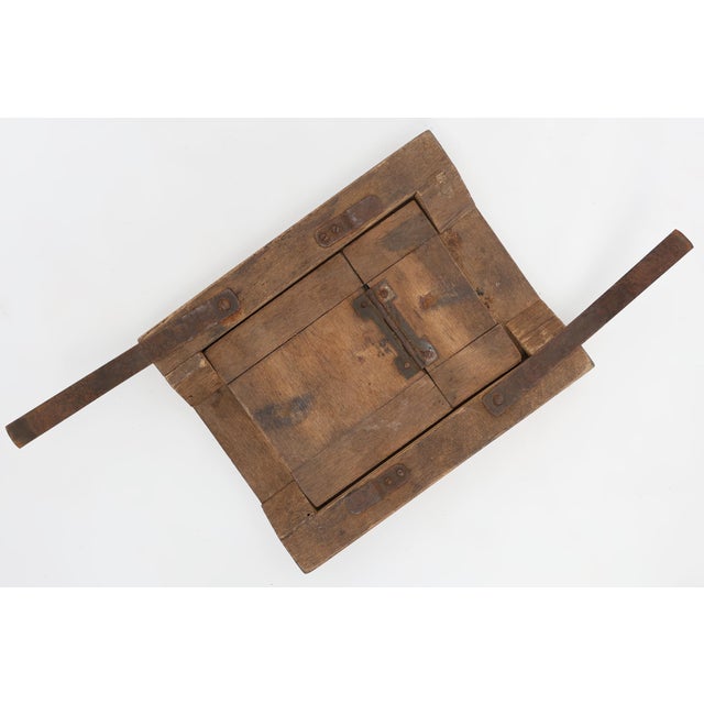 Small Rustic Wooden Photoframe with Glass, France, 1920s For Sale - Image 10 of 14