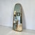 Mid-Century Modern Vintage Mid-Century Modern Organic Brass Teardrop Wall Mirror, 1970s For Sale - Image 3 of 12