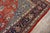 1940s Red Medallion Antique Persian Sarouk Rug 7'9"x 10'6" Handknotted Wool Carpet For Sale - Image 4 of 6