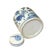 2010s Chinese Blue White Ceramic Oriental Scenery Graphic Container Urn Jar For Sale - Image 5 of 7