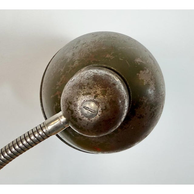 Industrial Workshop Gooseneck Table Lamp, 1960s For Sale - Image 14 of 18
