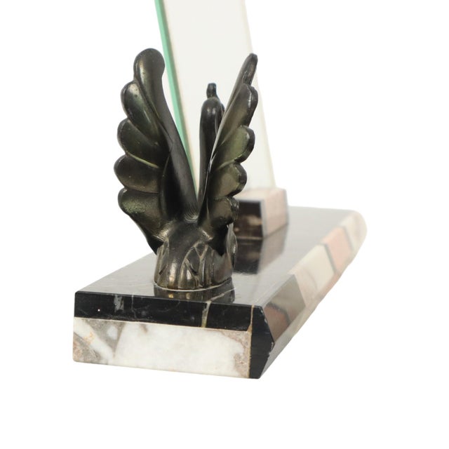 Large Art Deco Marble Photo Frames with Birds, 1930s, Set of 2 For Sale - Image 15 of 18