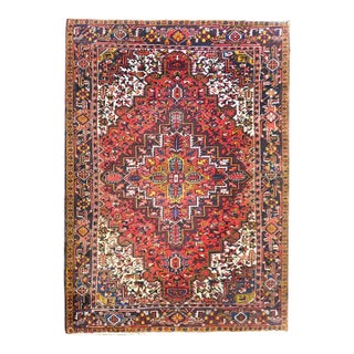 Late 20th Century Persian Heriz Rug For Sale