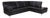 Concept Plus Corner Sofa in Black Leather from Ewald Schillig For Sale