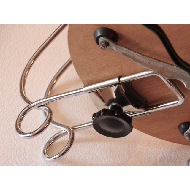 Adjustable Swivel Chair by Egon Eiermannfor Böhler, 1960s For Sale - Image 10 of 12