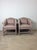 Pair Polka Dot Pink Accent Chairs For Sale - Image 11 of 12