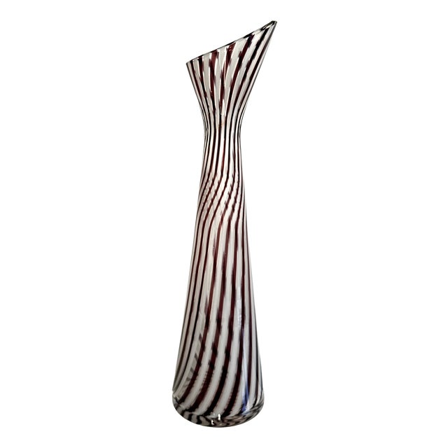 Glass Art Vase by Prof. Aloys F. Gangkofner for Hessenglas, Germany, 1950s For Sale