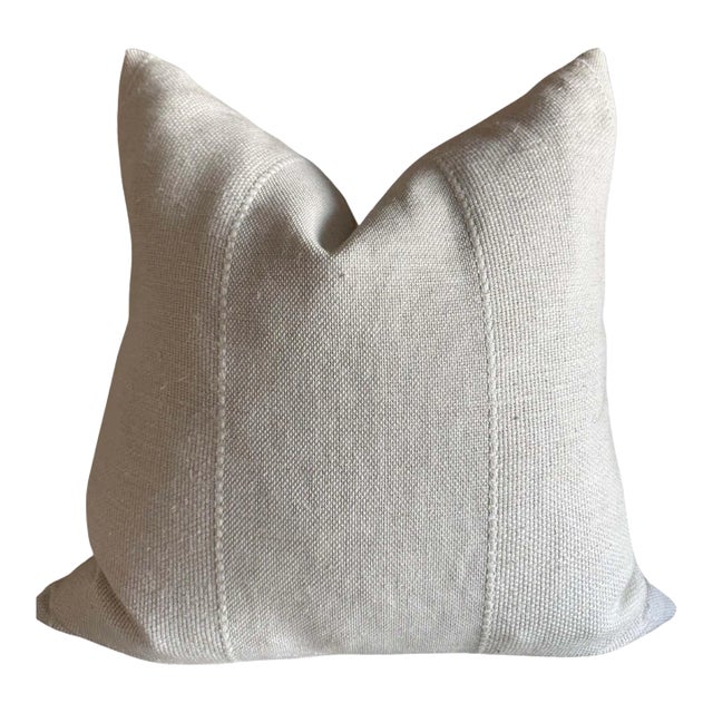 Zak + Fox Linen Pillow With Down Insert For Sale