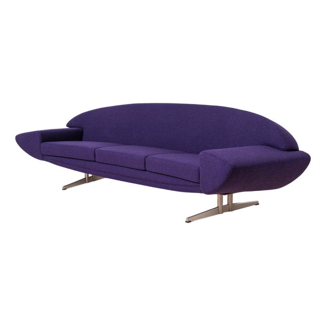 Capri Sofa attributed to Johannes Andersen for Ab Trensums Fåtöljfabrik, 1950s For Sale