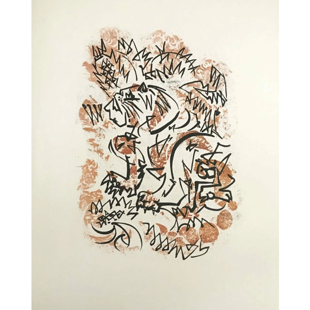 Artist: Andre Masson Country: France Title: Les Conquerants -13 Medium: Offset Marks: Fascimile Signature Paper Size: 14 x...