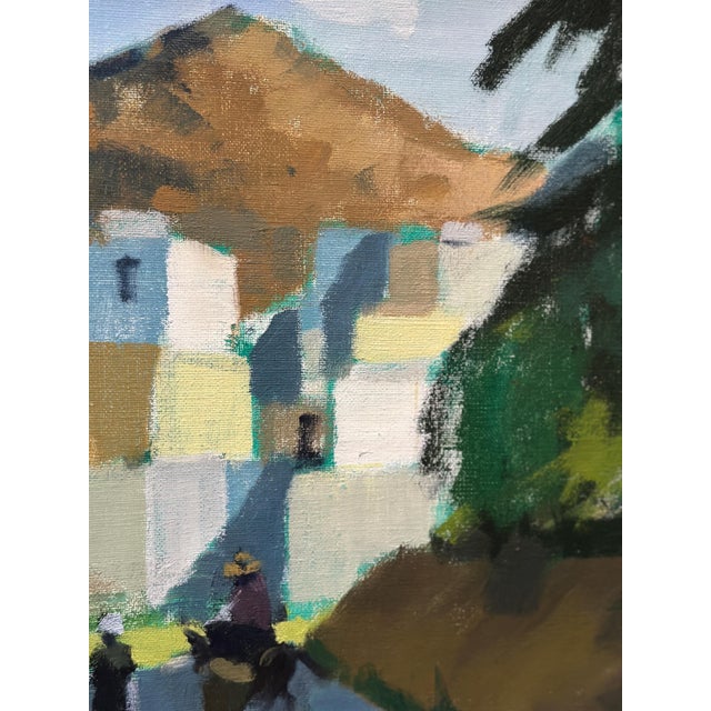 Stig Wernheden, Bergsby, Crete, 1960s, Oil on Canvas, Framed For Sale - Image 10 of 17