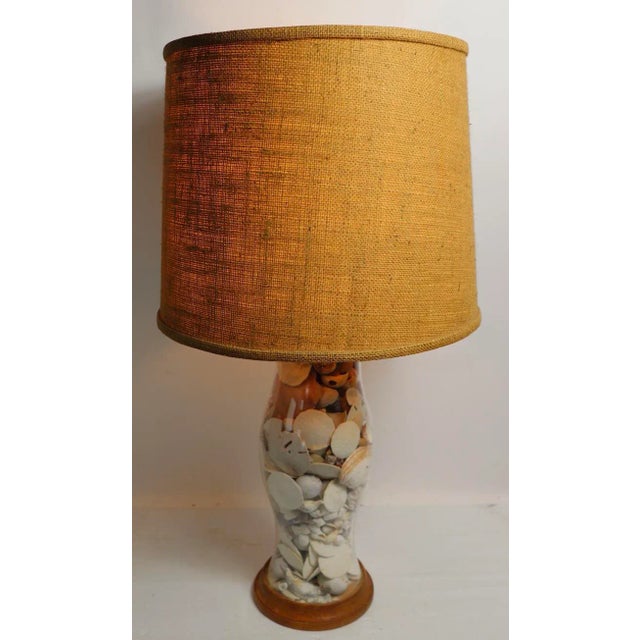 Decorative Sea Shell Table Lamp For Sale In New York - Image 6 of 8