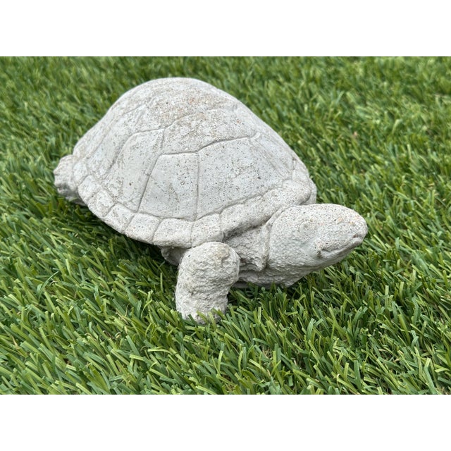 Cast Stone Turtle Garden Ornament For Sale In San Diego - Image 6 of 10