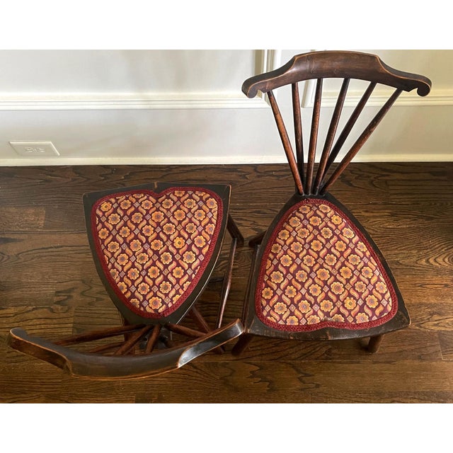 Black Early 20th Century Pair of Vienna Secession Modern Chairs by Adolf Loos For Sale - Image 8 of 18