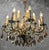 Gold Antique French Louis XV Crystal Chandelier, 1890s For Sale - Image 8 of 16