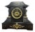 Large Antique Victorian Marble Mantle Clock, 1850 For Sale