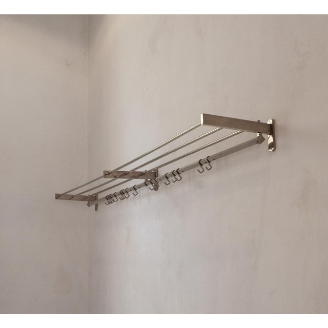 Wall-Mounted Coat Rack, France, 1930s For Sale - Image 4 of 8