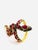 Late 20th Century Bochic “Orient” Vintage Serpent Fancy Sapphire & Ruby Bangle - 18K Gold & Silver For Sale - Image 5 of 14