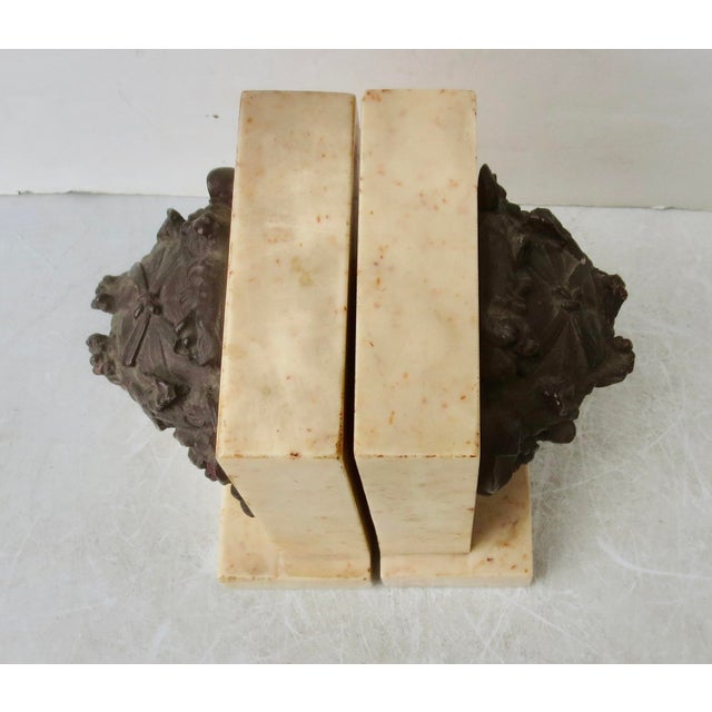 Classical Roman Roman Bronze British Museum Head of Bacchus Circa 1970s' - A Pair of 2 For Sale - Image 3 of 9