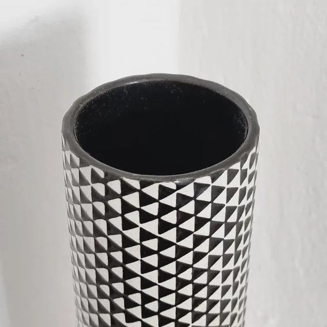 Scandinavian Modern Domino Vase attributed to Stig Lindberg for Gustavsberg, 1950s For Sale - Image 6 of 10