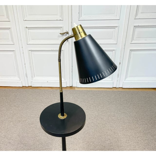 Art Deco Floor Lamp with Table, Sweden, 1940s For Sale - Image 9 of 12