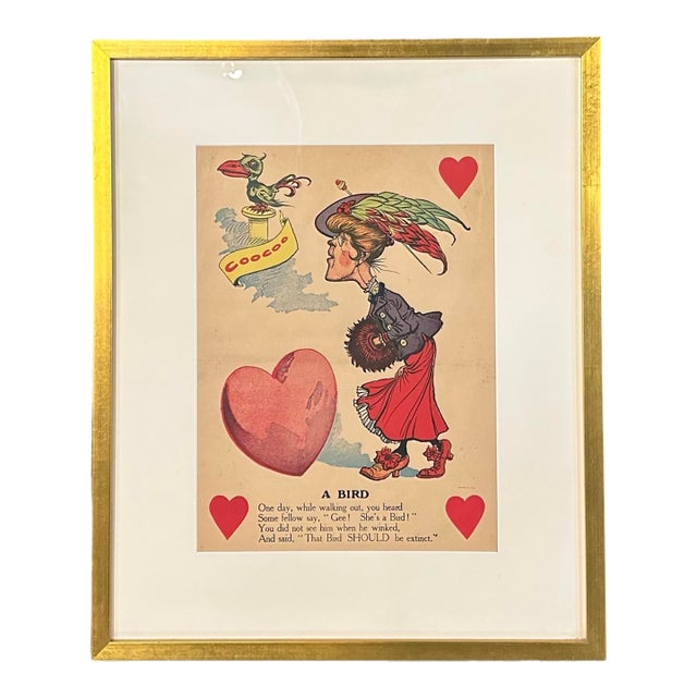 Mid 19th Century Victorian Vinegar Valentine For Sale