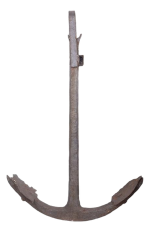 Vintage Wrought Iron Anchor