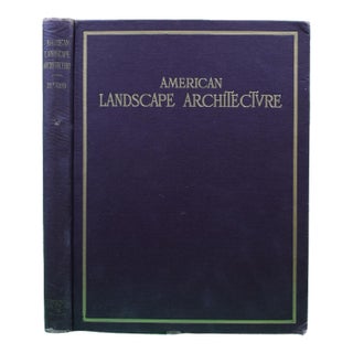 "American Landscape Architecture" 1924 Elwood, P. H. Jr. For Sale