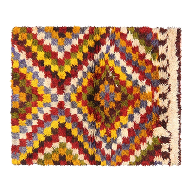 1960s Turkish Tulu Rug For Sale