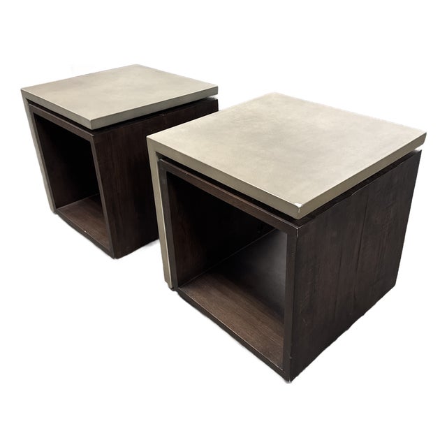 Four Hands Bina Freddie Side Tables, Pair For Sale