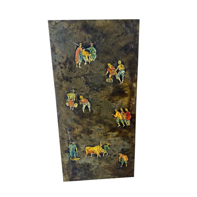 Philip & Kelvin Laverne Chinese Peasants Wall Panel For Sale In Miami - Image 6 of 9