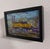 Contemporary Union Pacific Roll Out by Delton Demarest | Oil on Panel Painting of a yellow train in a landscape For Sale - Image 3 of 4