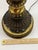 Vintage Neoclassical Cast Brass Urn Table Lamp With Black Marble Base For Sale - Image 11 of 13