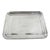 Vintage Mid Century Small Silver Plated Tray Heavy Seamless Edge Serving Drinks Dish For Sale