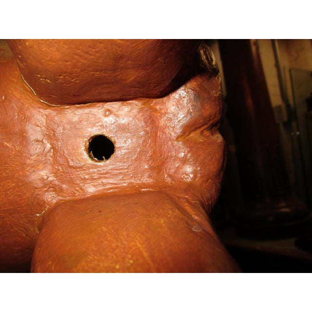 Female Centaur Wood Carving Folk Art For Sale - Image 11 of 11