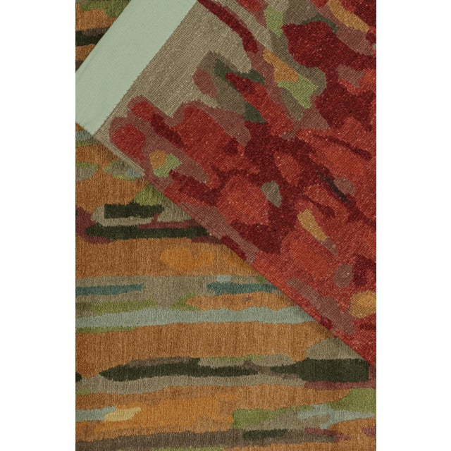 Textile 2010s Rug & Kilim’s Modern Abstract Runner in Polychromatic Tones For Sale - Image 7 of 8