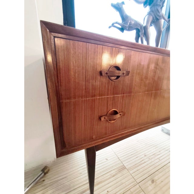 Wood Vintage Palisandro Drawer Unit, 1950s For Sale - Image 7 of 10