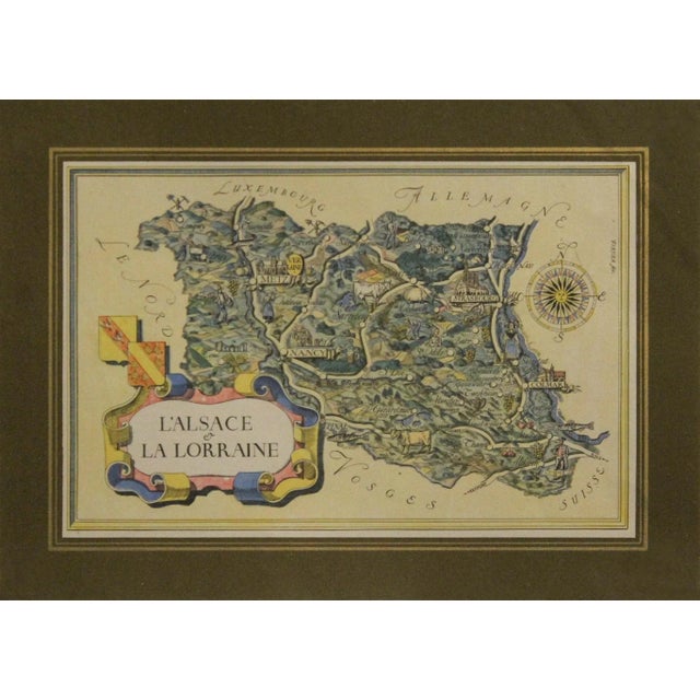 Date: c. 1960s Size: 10.5 x 7.5 inches About the Poster : This map is part of a series of mini-maps showcasing different...