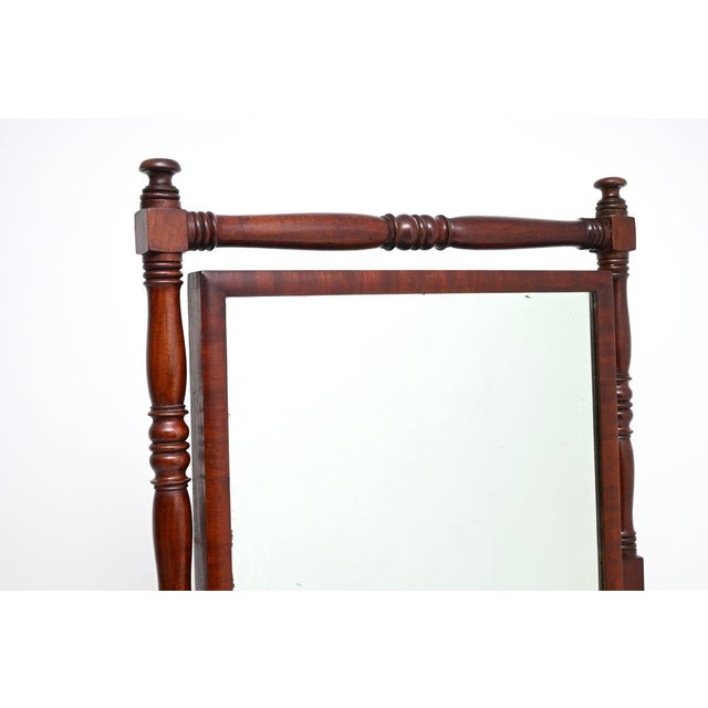 Early 19th Century Antique Regency Cheval Mirror, 1820s For Sale - Image 5 of 10