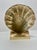 Metal Large Pair Brass Clam Shell Seashell Bookends For Sale - Image 7 of 10