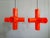 Crosslight Orange Pendant Light by Jan Melis & Ben Oostrum, 2000s For Sale - Image 3 of 16