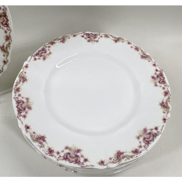 Metal Antique Theodore Haviland Limoges 7-Pc Set – Schleiger 1047 for J. Seth Hopkins For Sale - Image 7 of 10